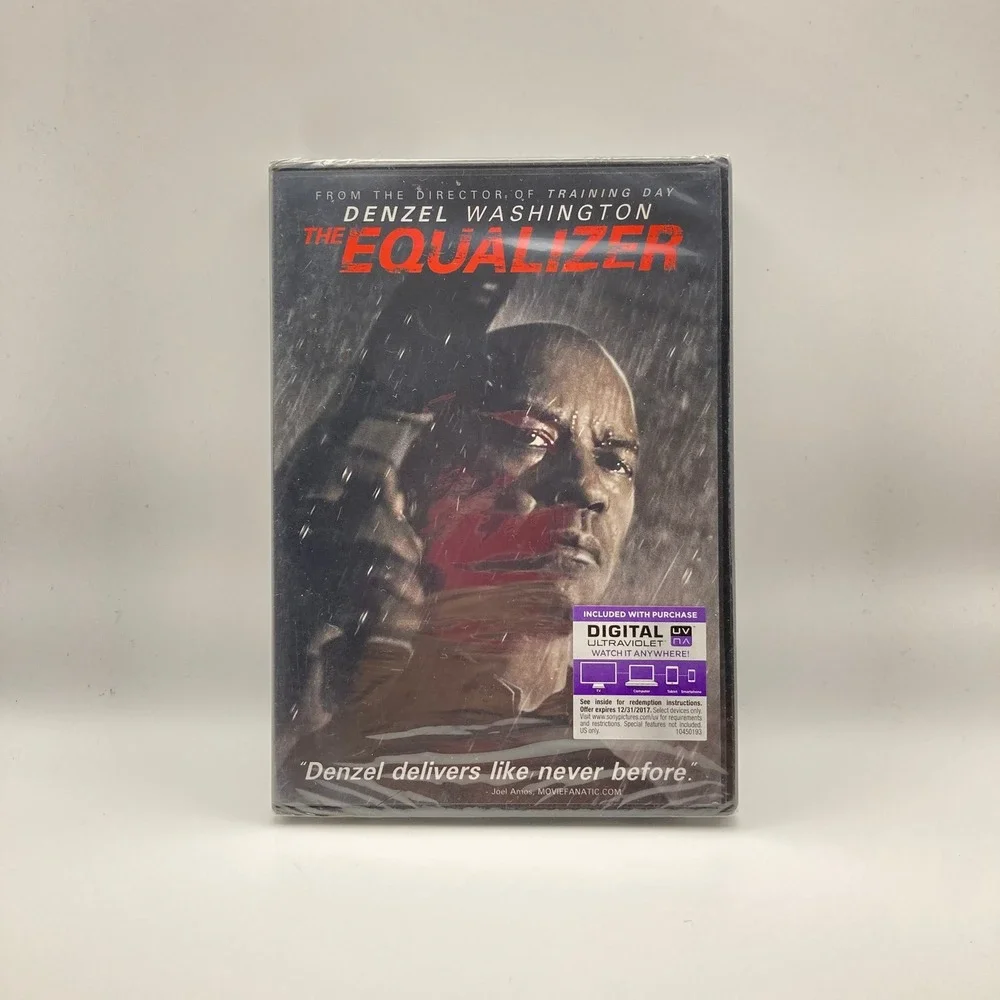 The Equalizer DVD Denzel Washington Action Movie‎ New Sealed UV Digital Copy